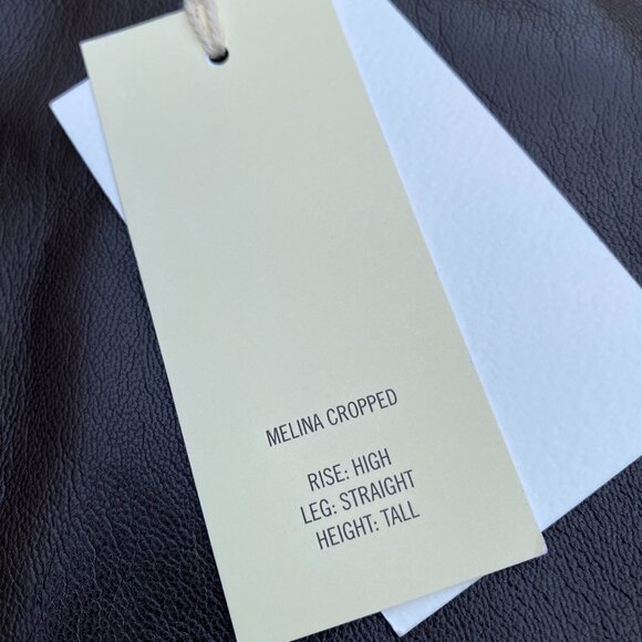 Wilfred The Melina High-Waisted Vegan Leather Pants NWT Size 8 - Picture 13 of 13